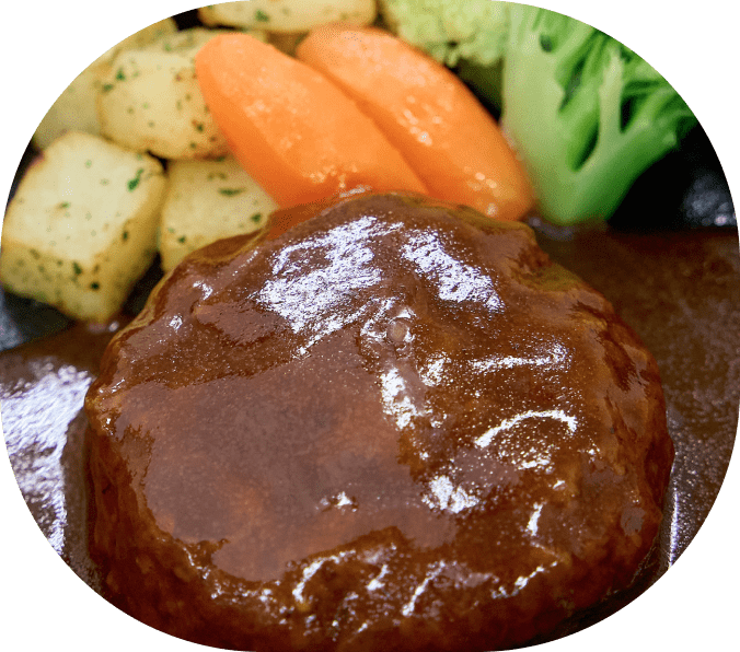盛り付けられた肉料理