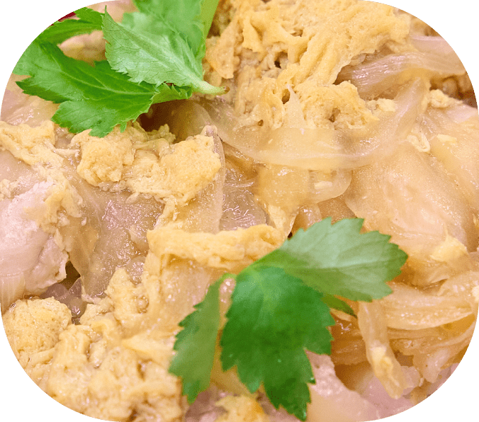 卵とじの丼料理